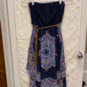 Maurices, Strapless dress.